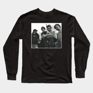 Lucero Band Photo All Member Young Black White Long Sleeve T-Shirt